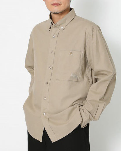 Organic Cotton Poplin Button-Down Shirt