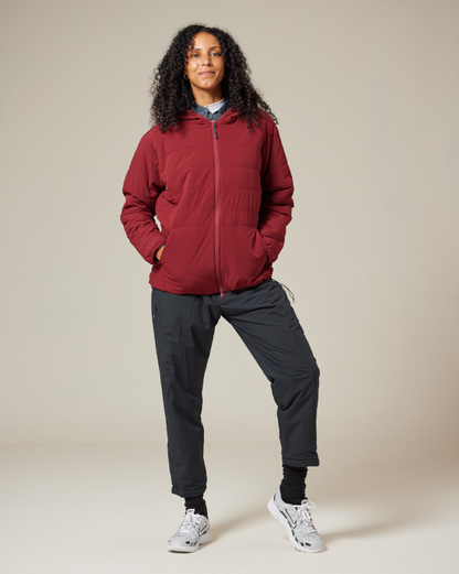 Flexible Insulated Zip Up Hoodie